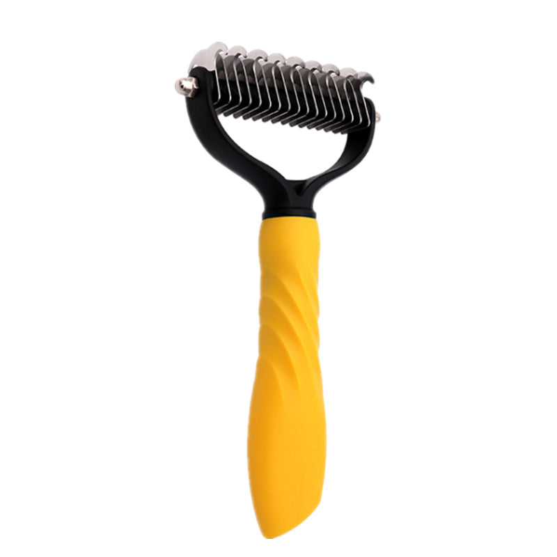 New Arrival Pet Hair Removal Comb Cat Dog Brush Pet Hair Grooming Tool Hair Shedding Combs Pet Fur Trimming Dematting Brushs