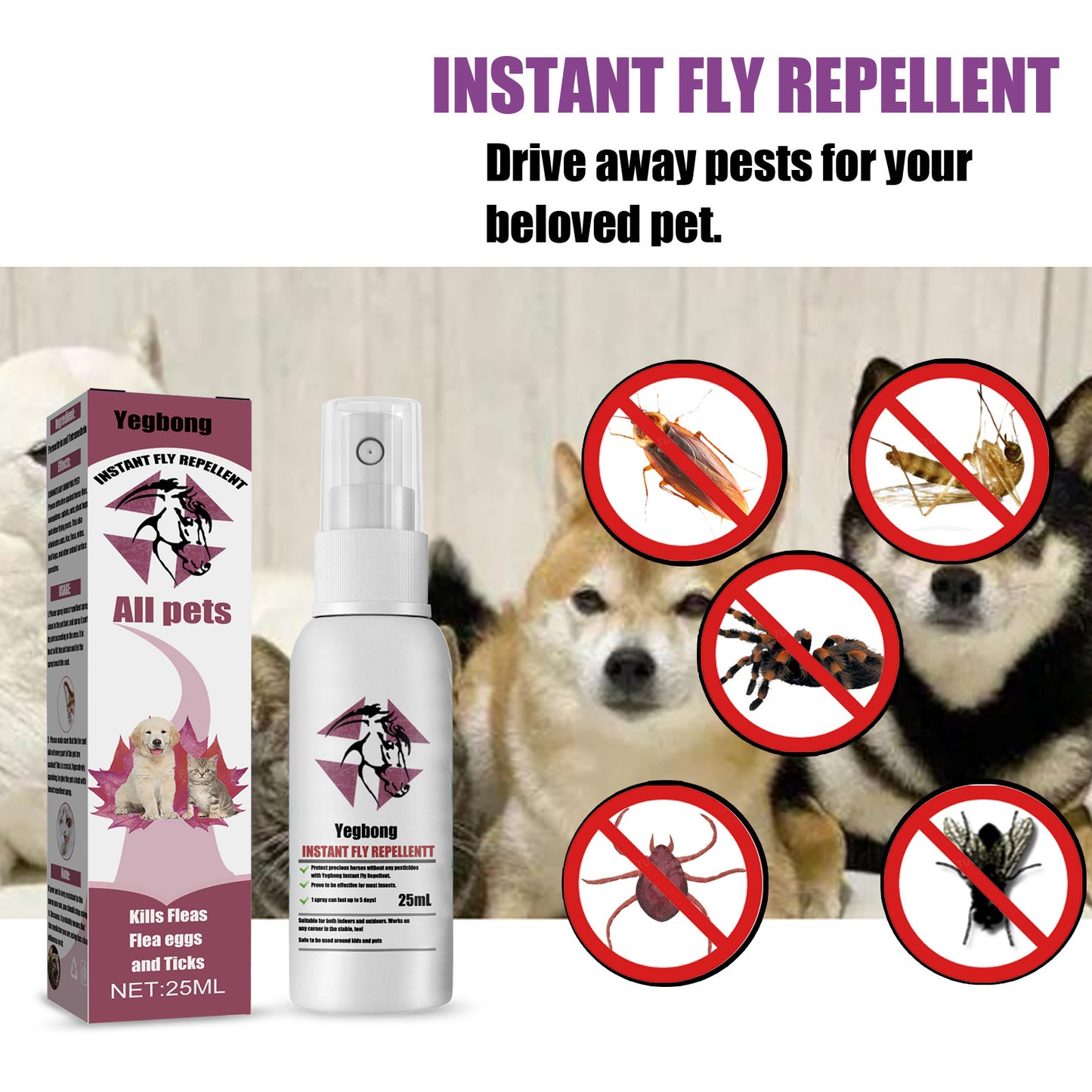 Pet Insect Repellent Spray
