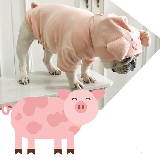 Pig Sweater Pet Outfit