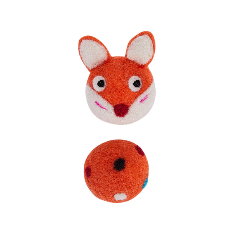 Felt Bell Cat Ball Toy