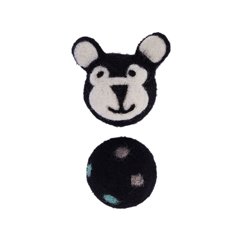 Felt Bell Cat Ball Toy