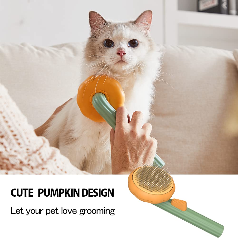 Pumpkin Pet Slicker Brush