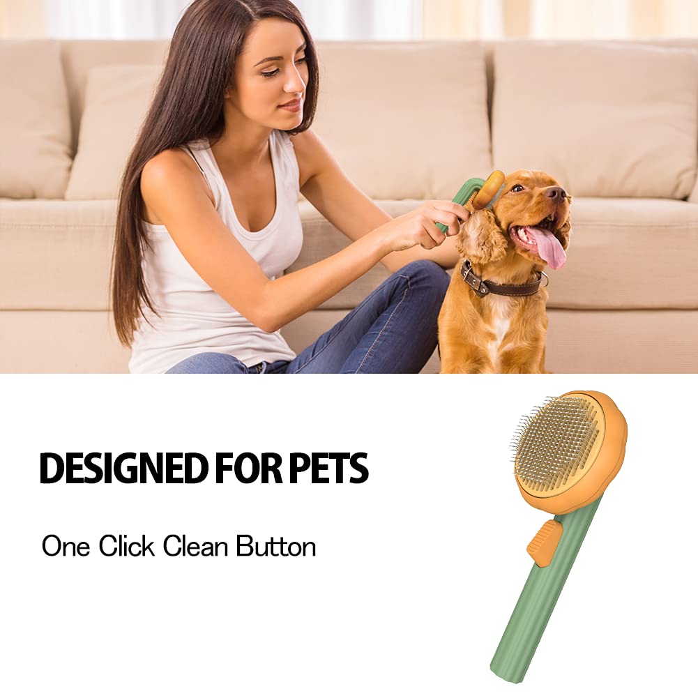 Pumpkin Pet Slicker Brush