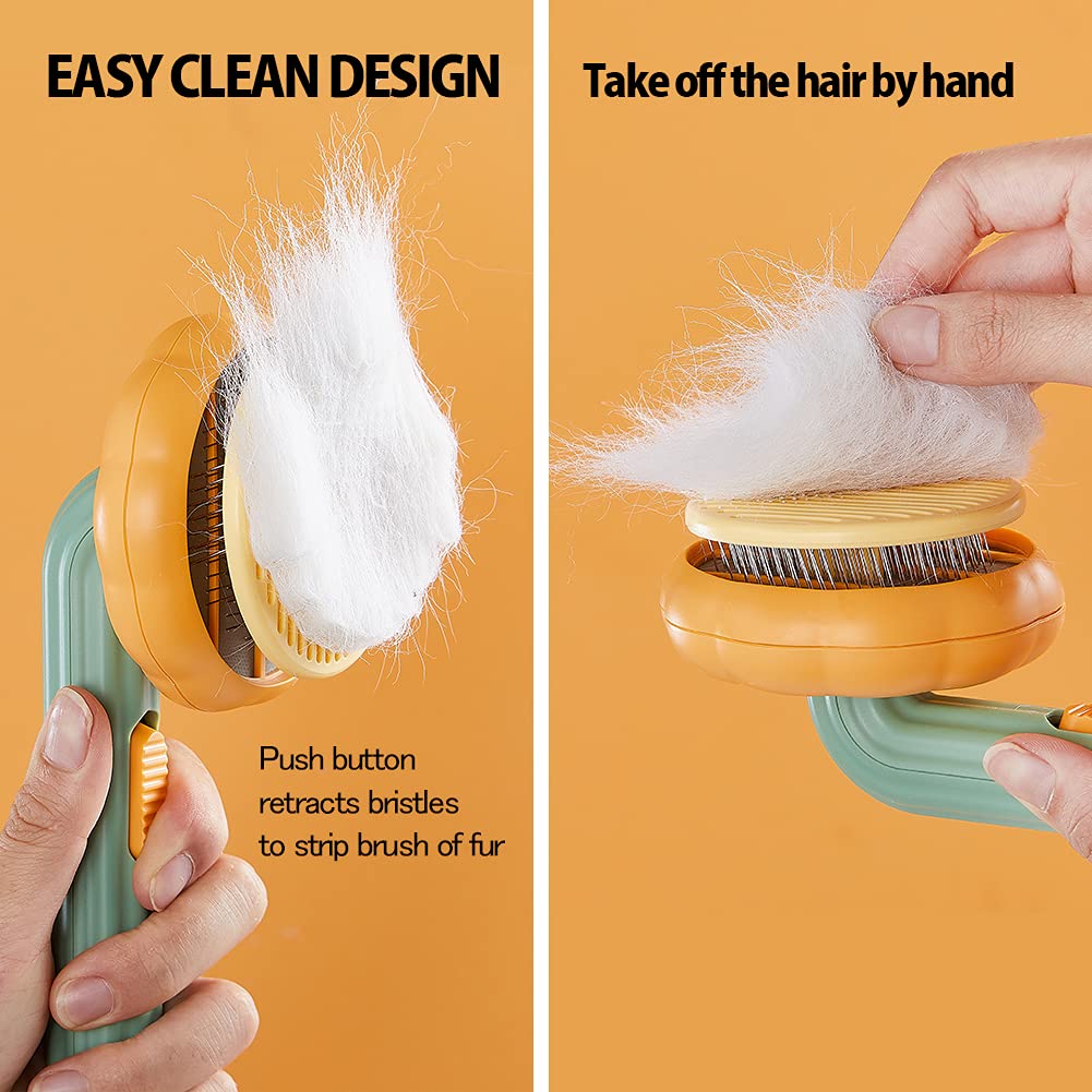 Pumpkin Pet Slicker Brush