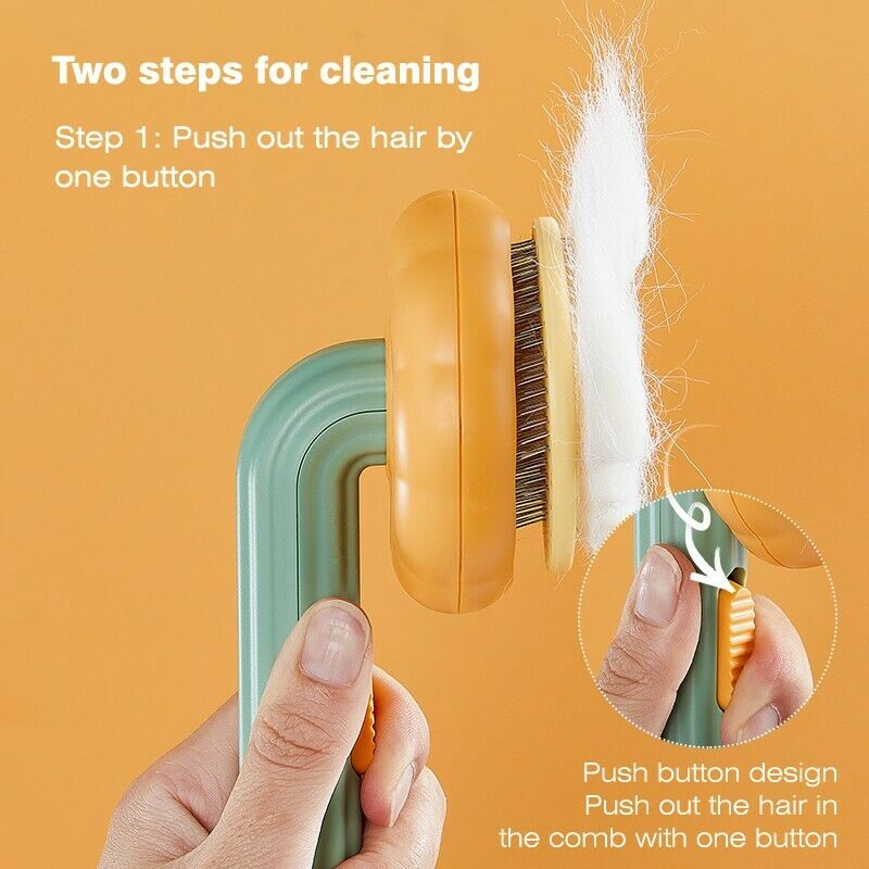 Pumpkin Pet Slicker Brush