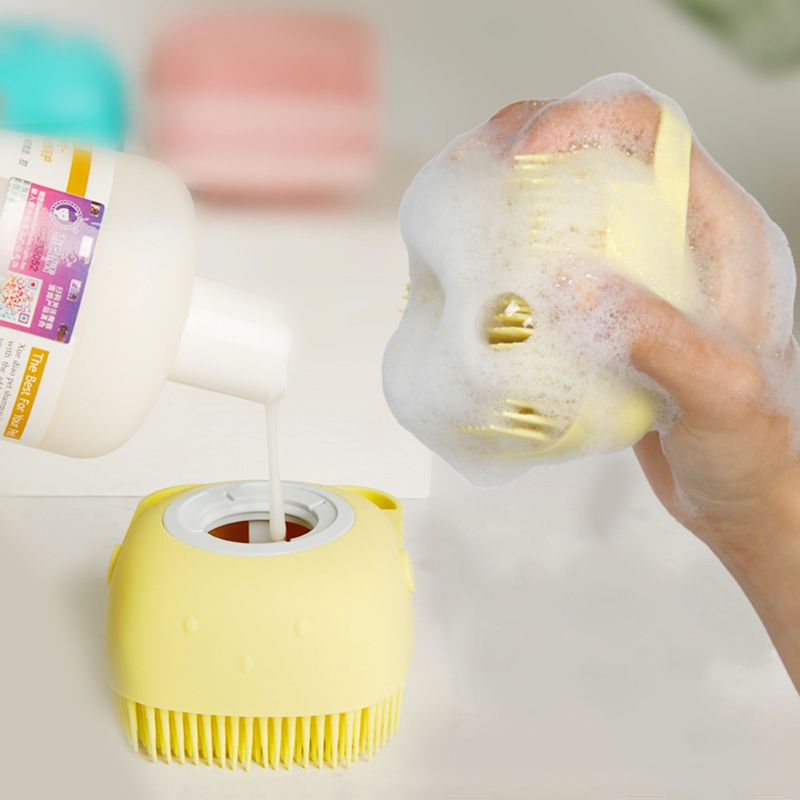Silicone Pet Bath Brush