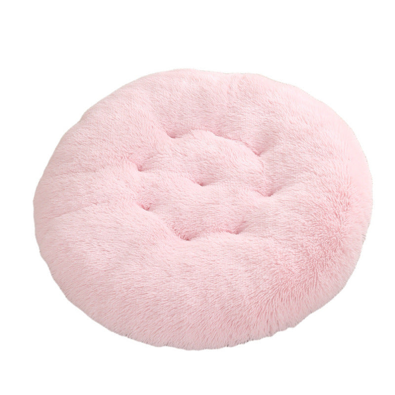 Round Plush Pet Mat
