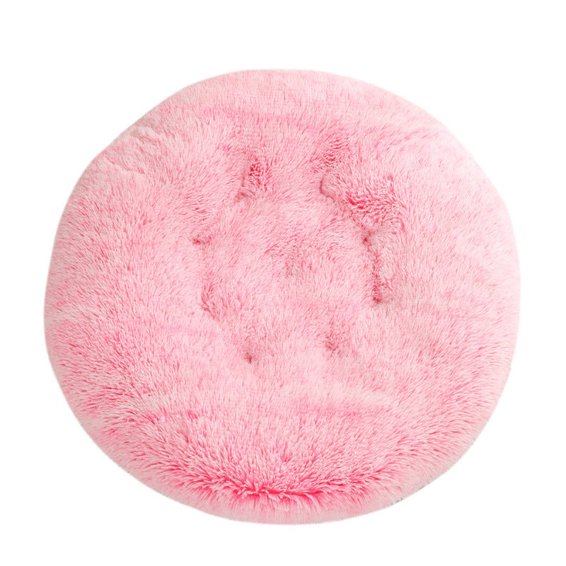 Round Plush Pet Mat