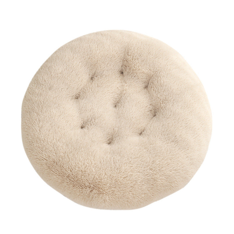 Round Plush Pet Mat