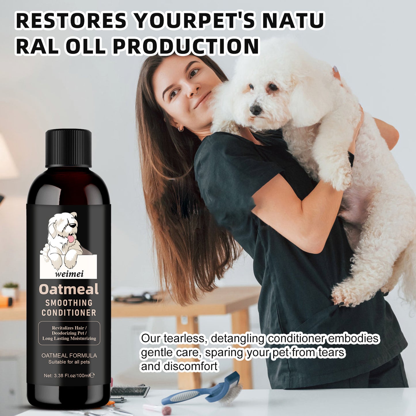 Pet Hair Conditioner Shampoo