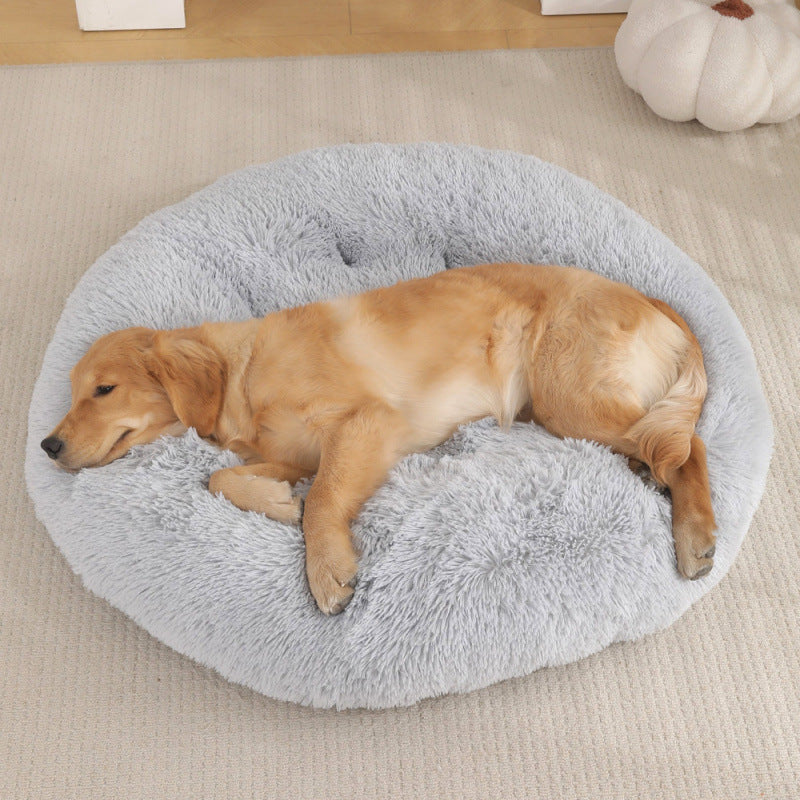 Round Plush Pet Mat