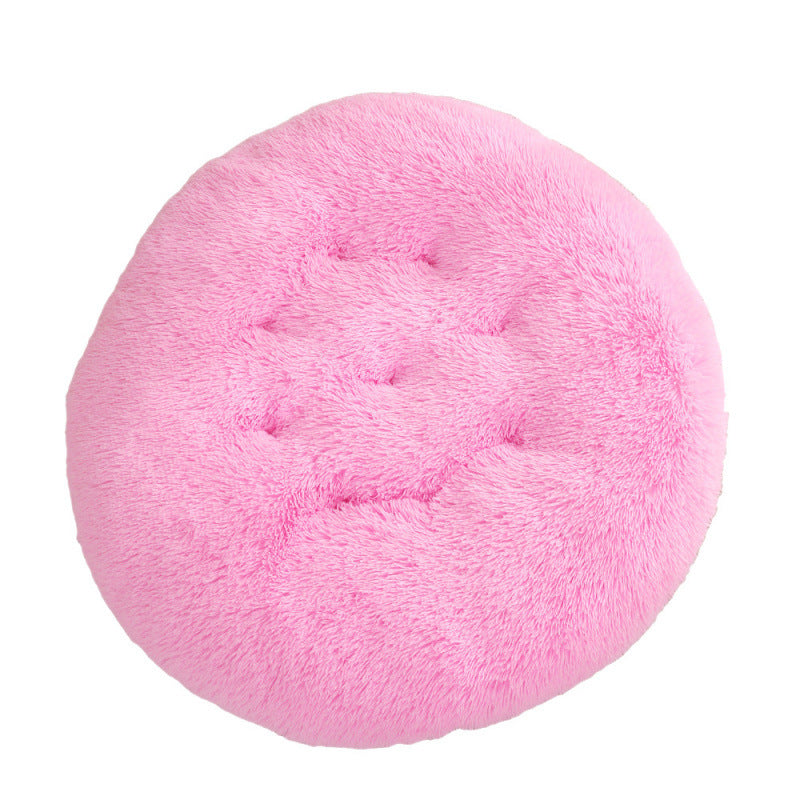 Round Plush Pet Mat