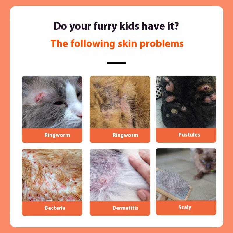 Pet Cat Ringworm Anti-mite Spray