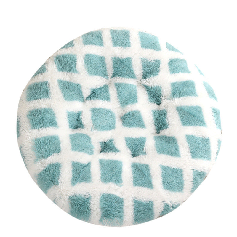 Round Plush Pet Mat