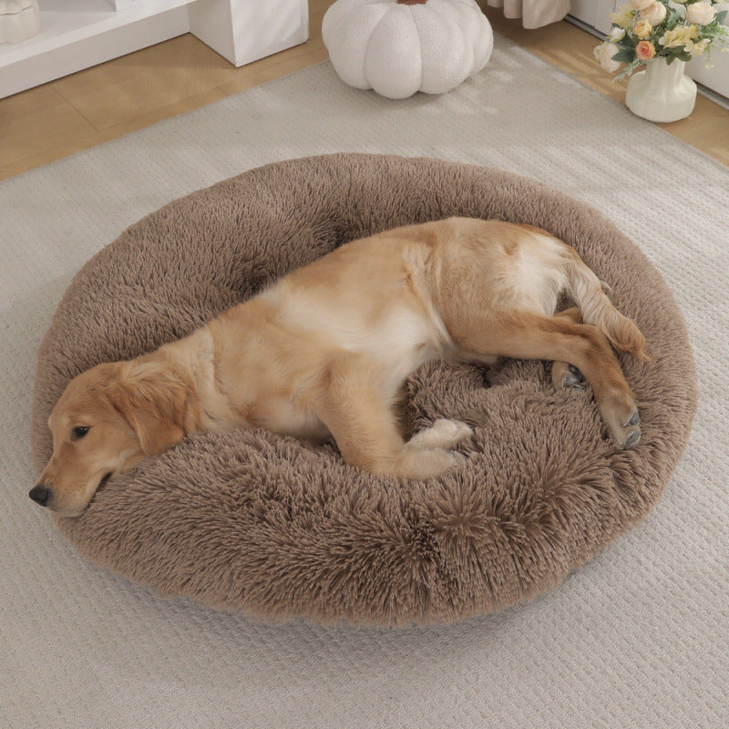 Round Plush Pet Mat
