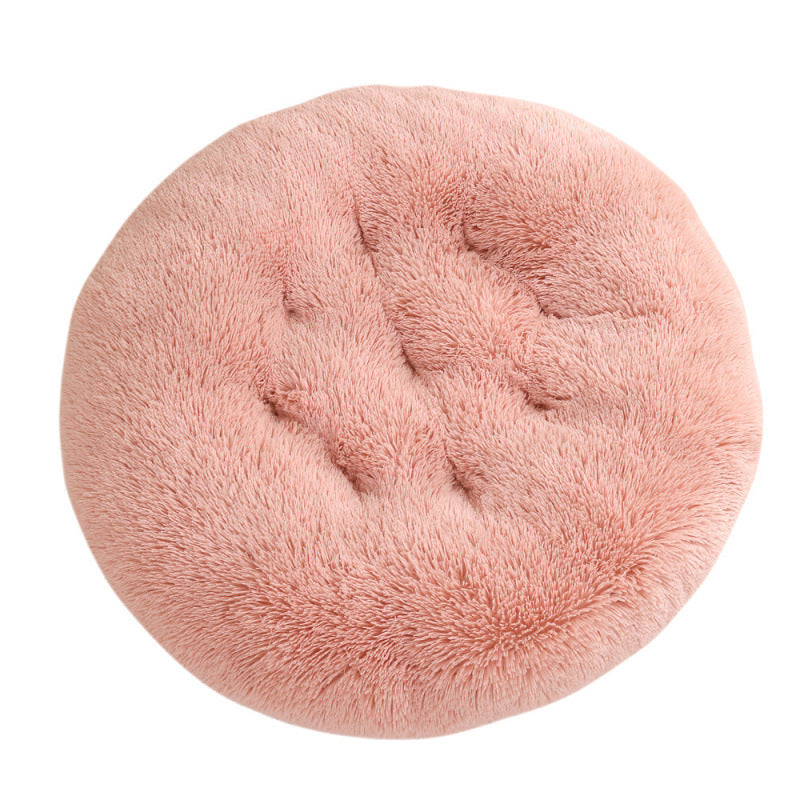Round Plush Pet Mat