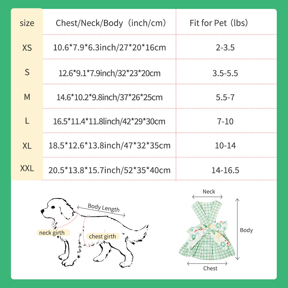 Summer Small Dog Outfit