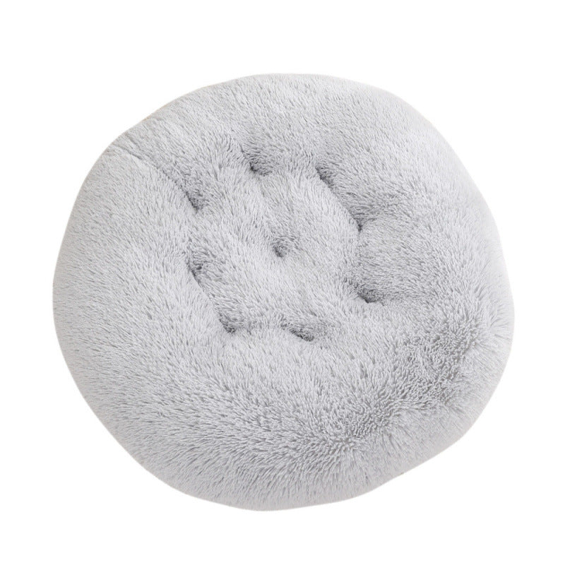 Round Plush Pet Mat